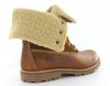Timberland 6 inch shearling boot femme MARRON/BEIGE