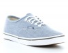 Vans Authentic lo pro chambray BLEU/BLANC