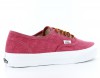 Vans Authentic Slim Washed Twill ROSE/BLANC