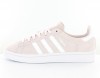 Adidas Campus Rose pastel blanc