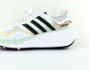 Adidas Choigo blanc noir or vert pastel