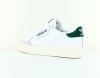Adidas Continental vulc cuir blanc vert