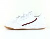 Adidas Continental 80 strap blanc rouge vert gomme