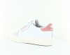 Adidas Continental vulc cuir blanc rose