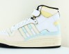 Adidas Forum 84 hi blanc beige bleu ciel jaune