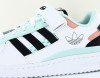 Adidas Forum low blanc bleu ciel noir