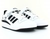 Adidas Forum low blanc noir