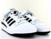 Adidas Forum low blanc noir