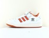 Adidas Forum low blanc orange ocre