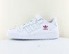 Adidas Forum low blanc rose