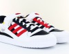 Adidas Forum low blanc rouge noir jaune