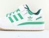 Adidas Forum low blanc vert gomme