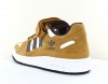 Adidas Forum low camel marron blanc