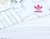 Adidas Forum mid blanc rose