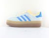 Adidas Gazelle bold bleu ciel jaune gomme