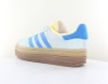 Adidas Gazelle bold bleu ciel jaune gomme