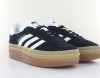 Adidas Gazelle bold noir blanc gomme