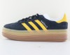 Adidas Gazelle bold noir jaune