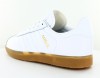 Adidas Gazelle cuir blanc gomme