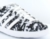 Adidas Gazelle print femme blanc-noir