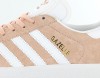 Adidas gazelle Rose-Blanc
