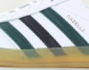 Adidas Gazelle indoor cuir blanc noir vert gomme