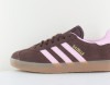 Adidas Gazelle marron rose gomme