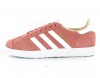 Adidas gazelle rose blanc or