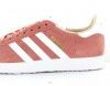 Adidas gazelle rose blanc or