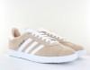 Adidas Gazelle rose pale blanc