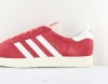 Adidas Gazelle rouge pale blanc