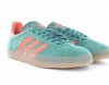 Adidas Gazelle vert orange