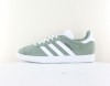 Adidas Gazelle vert pale blanc