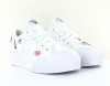 Adidas Nizza plateform j girl power blanc multicolor