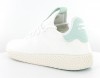 Adidas Pharell Williams Tennis HU Blanc vert mint