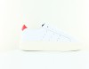 Adidas Sleek super blanc bleu ciel solar red