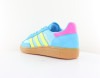 Adidas Spezial mesh bleu jaune rose