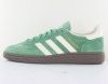 Adidas Spezial vert gomme beige