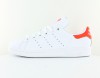 Adidas stan smith blanc orange fluo