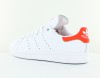 Adidas stan smith blanc orange fluo