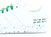 Adidas Stan smith clean classics blanc vert noir speackle