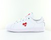 Adidas Stan smith coeur blanc rouge