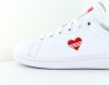 Adidas Stan smith coeur blanc rouge