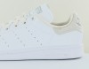 Adidas Stan smith femme blanc beige argent