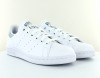 Adidas Stan smith femme blanc gris clair rose argent