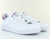 Adidas Stan smith femme blanc rose vernis