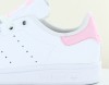 Adidas Stan smith j blanc rose coeur