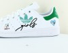 Adidas Stan smith j girl power blanc vert multicolor