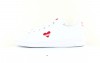 Adidas Stan smith J blanc rouge coeur