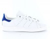 Adidas stan smith poils pony hair BLANC/BLEU